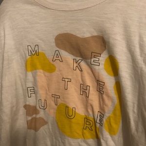 University thread T-shirt